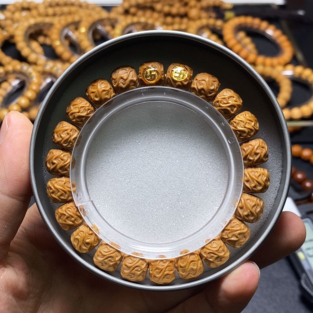 猴头核桃手串双标虎须10-11全品 258号