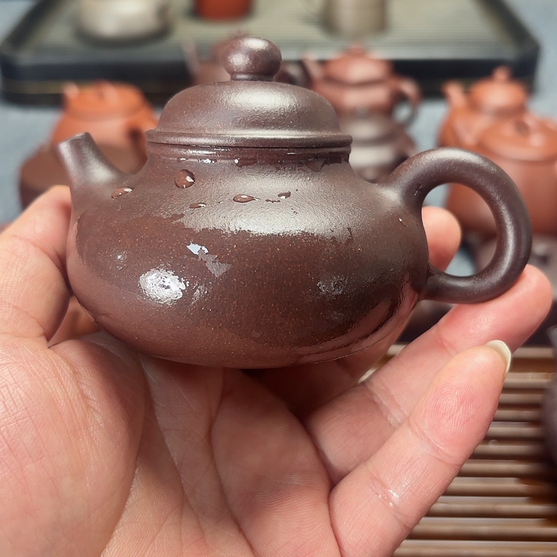 紫砂茶壶全手工容天
