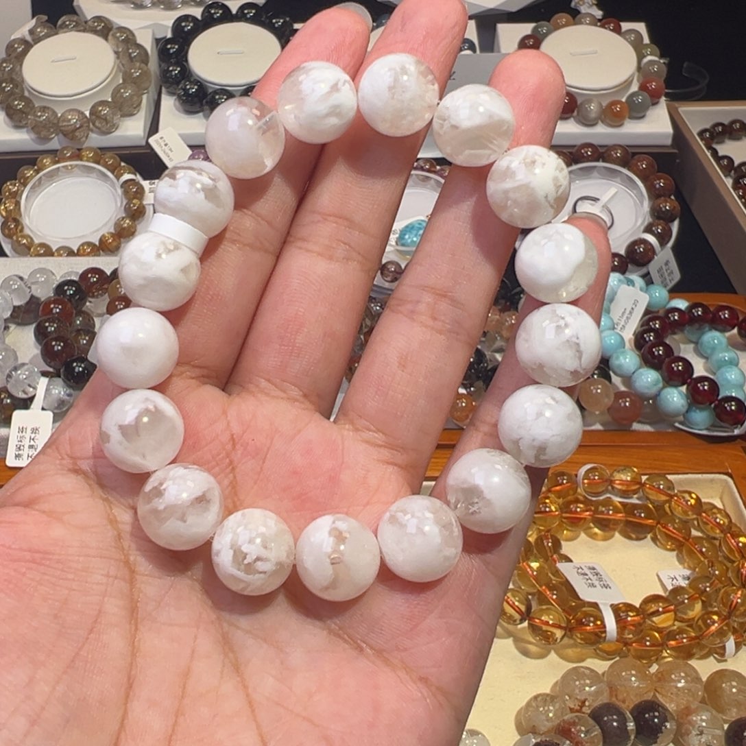 水晶手链未镶嵌雪花幽灵12