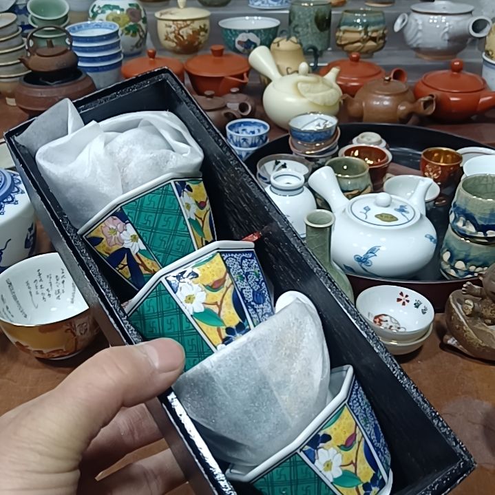 瓷片茶杯茶壶茶碗汤吞碟