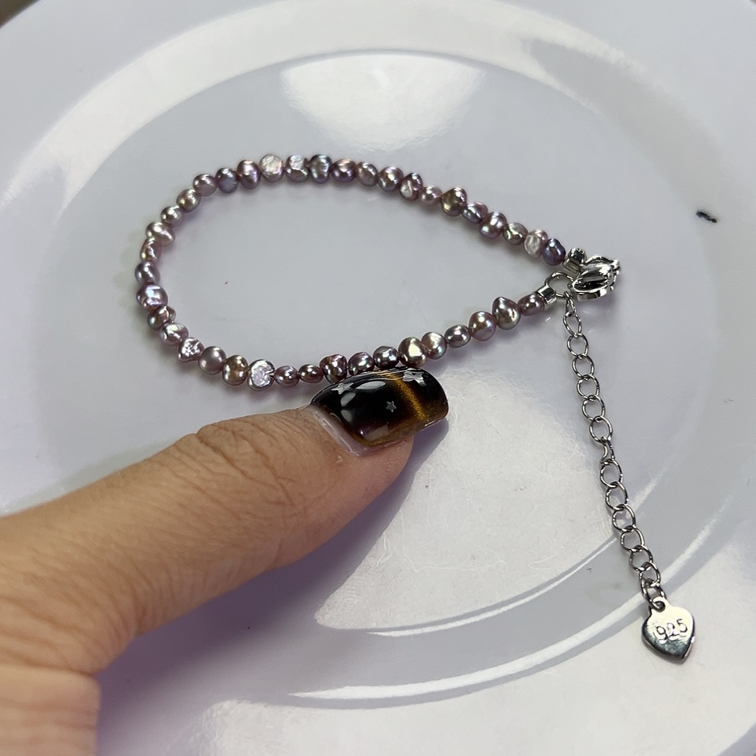 淡水珍珠手绳钛钢