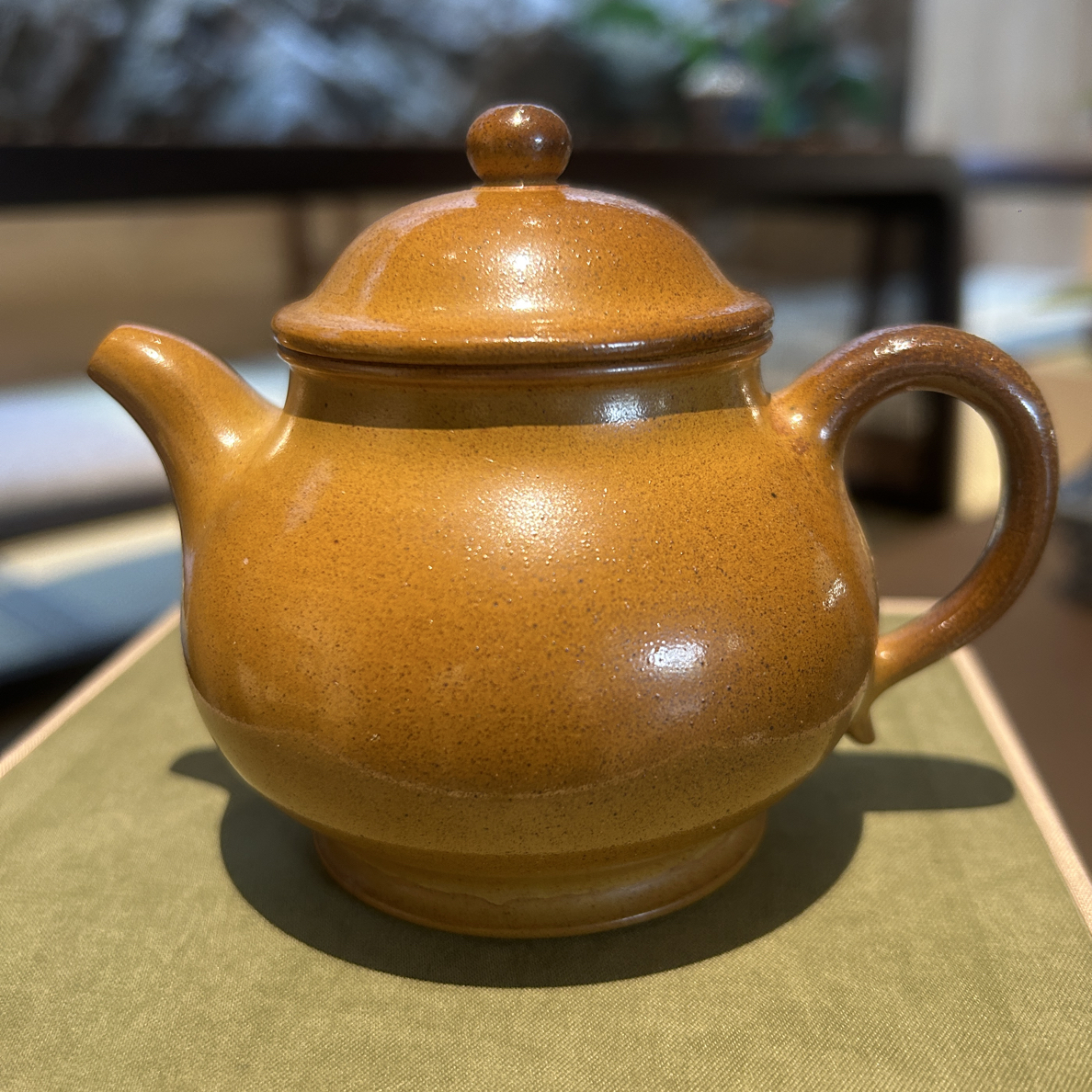 紫砂壶原矿3407窑变思亭壶200ml柴窑