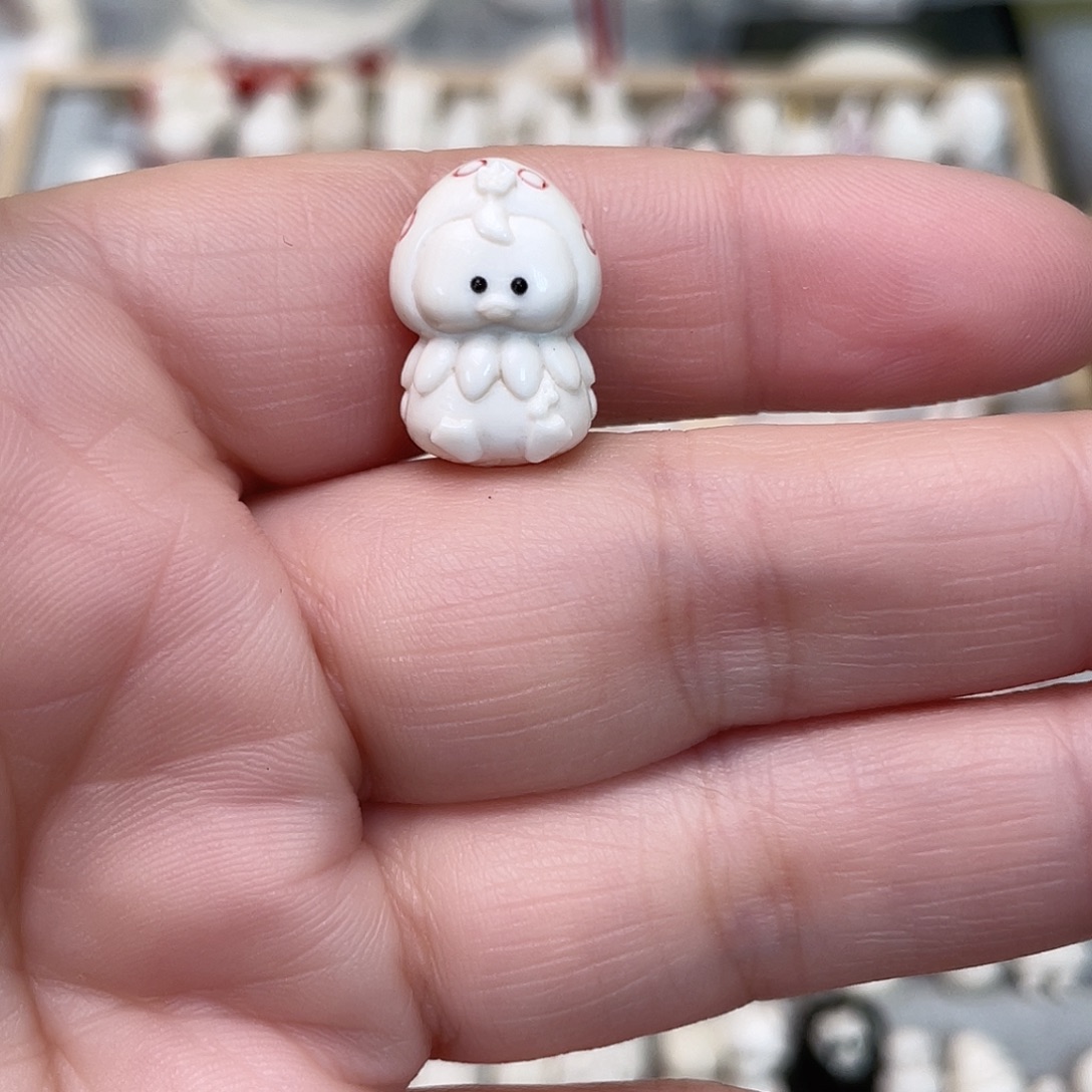 猛犸象牙手串/手链/手镯蘑菇小鸡