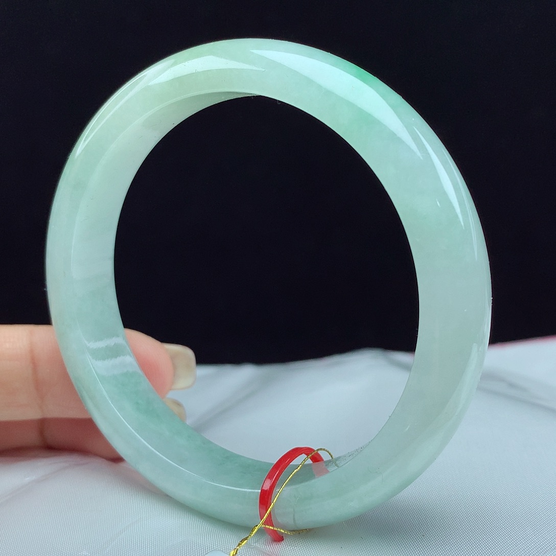 翡翠手镯未镶嵌58圈 0493