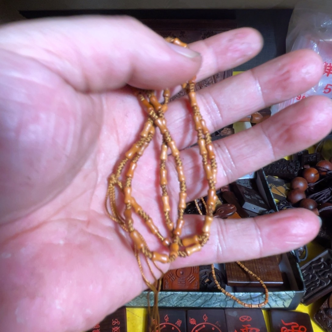 枣木雷击枣木雕刻珠子