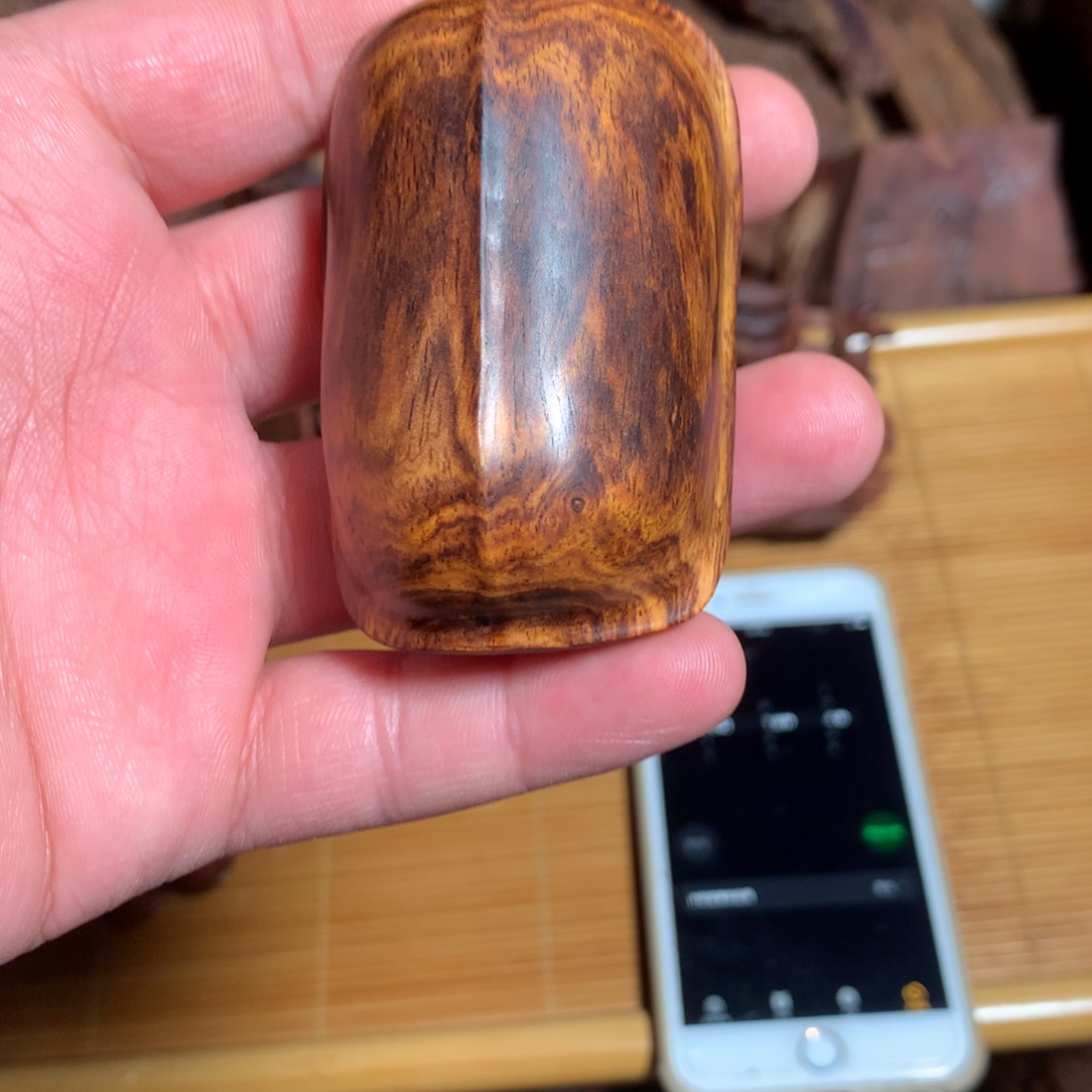 李***费黄花梨/降香黄檀把件回血海南黄花梨老料