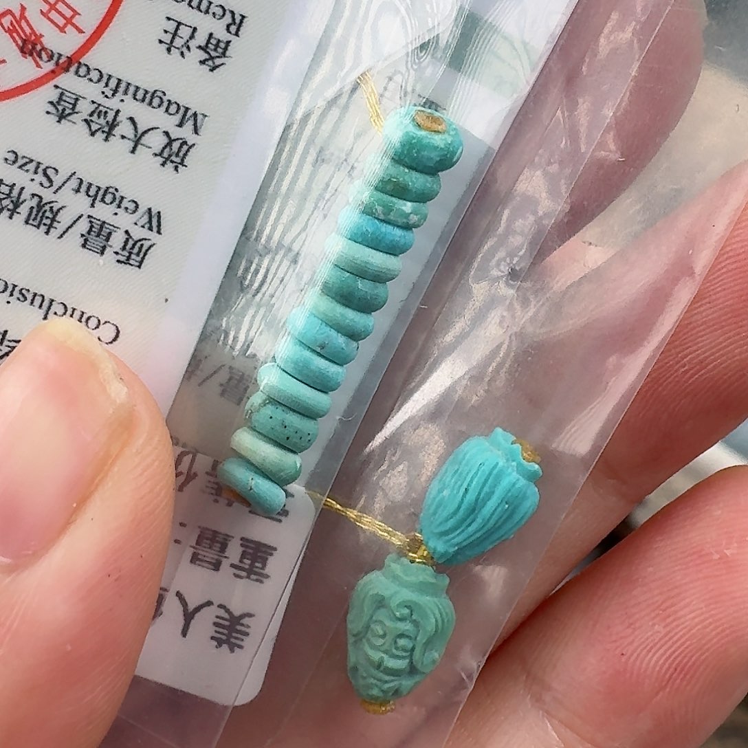 绿松石珠宝奇石未镶嵌