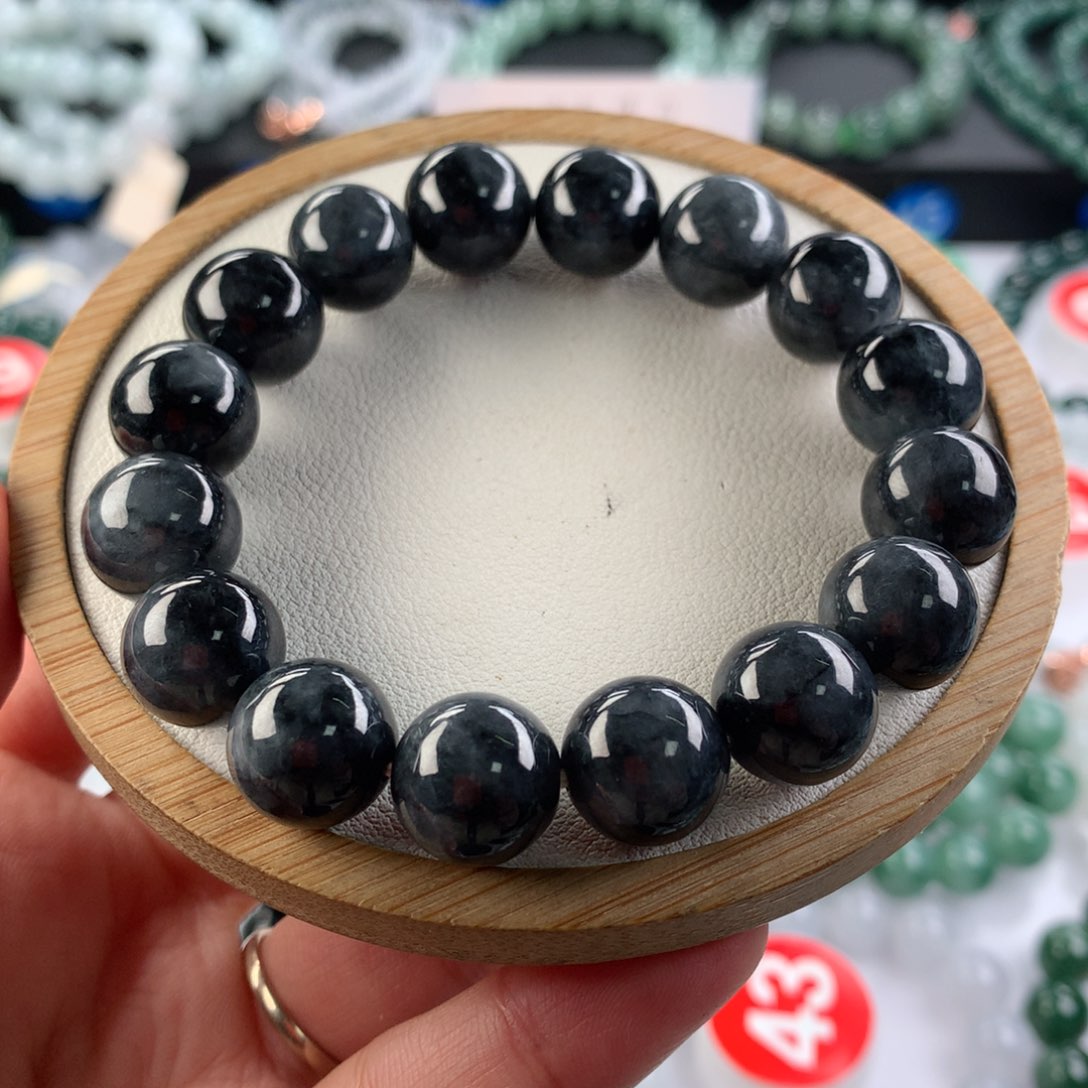 翡翠手链未镶嵌卡12.7