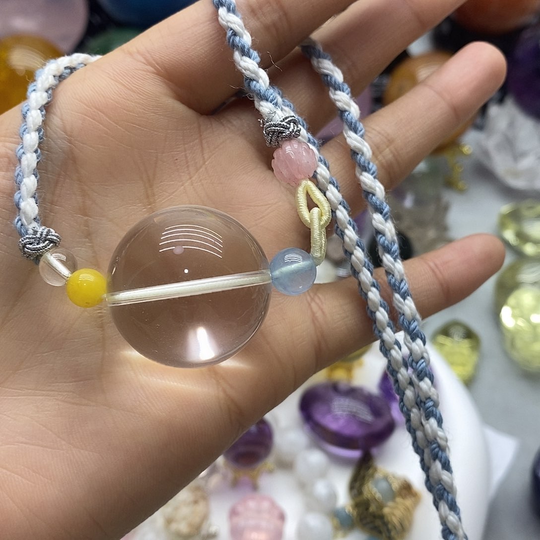 水晶摆件未镶嵌吊坠