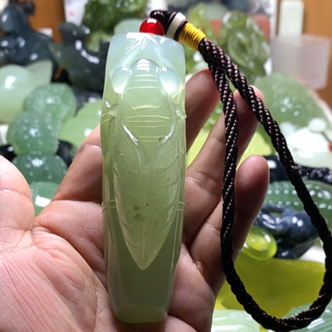 【闪购商品】未镶嵌蛇纹石玉颈饰