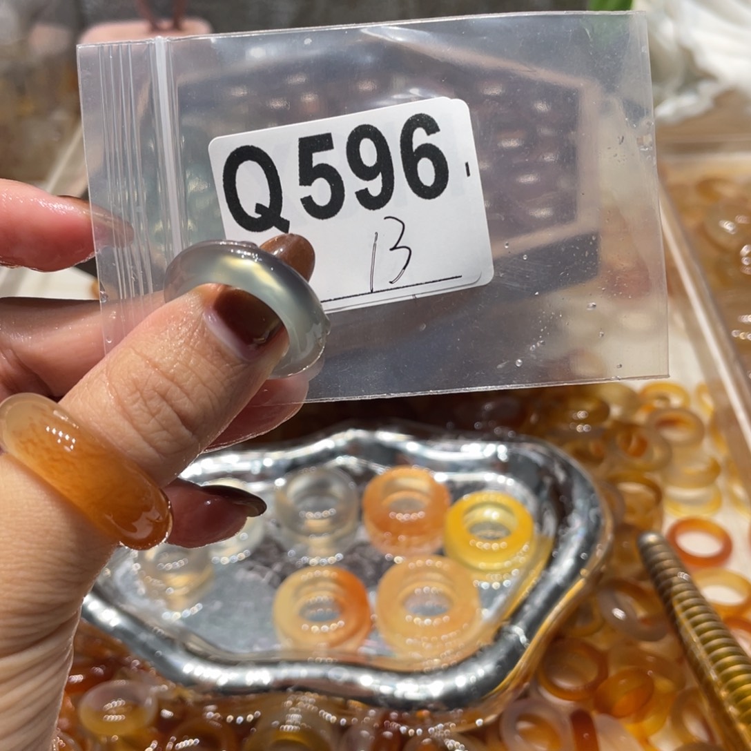 玛瑙/玉髓未镶嵌戒指596