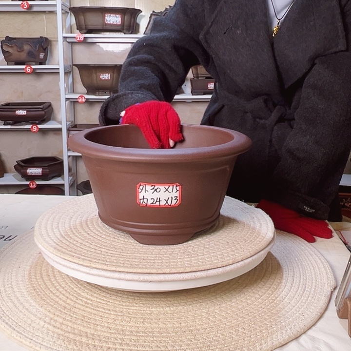 紫砂花盆紫砂花盆