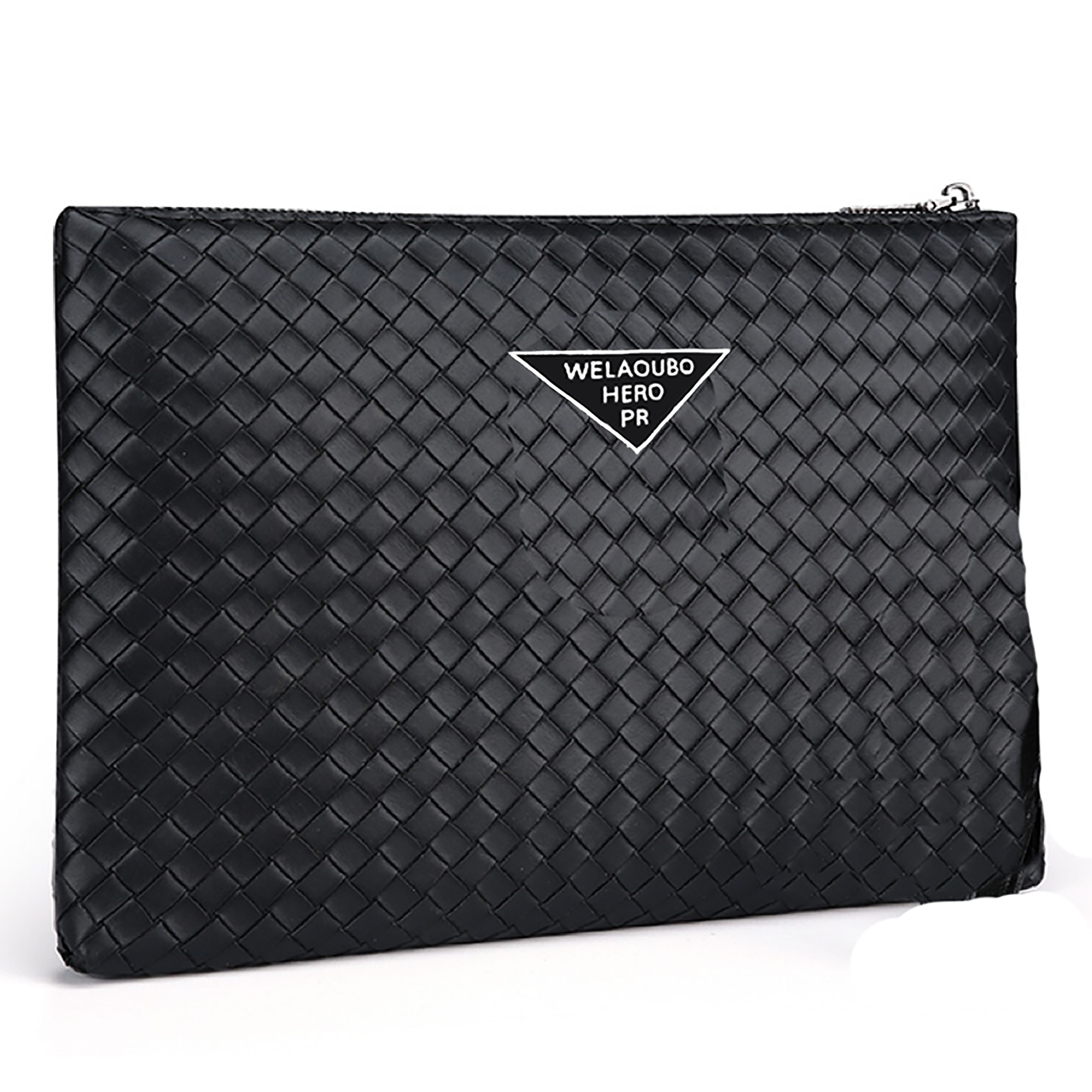 手包皮质经典编织款时尚百搭小包包男士卡包休闲简约商务包1