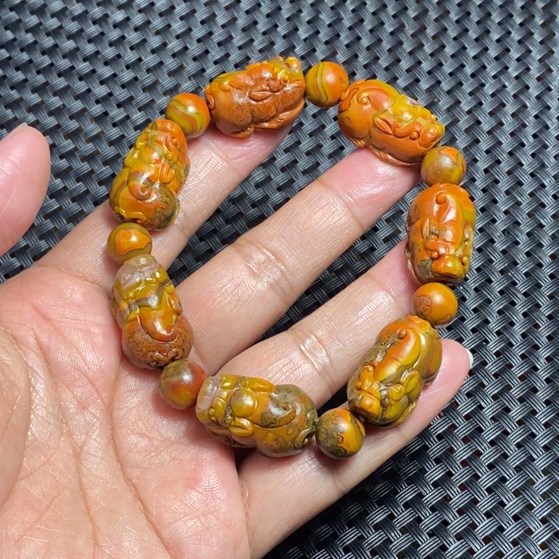 玛瑙/玉髓战国红未镶嵌