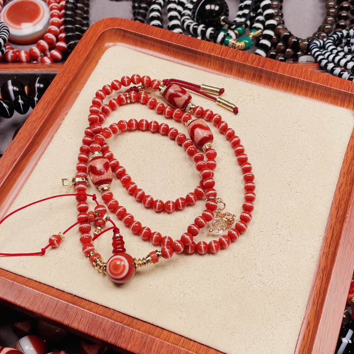 【闪购商品】合金玛瑙/玉髓珠宝半成品?****?