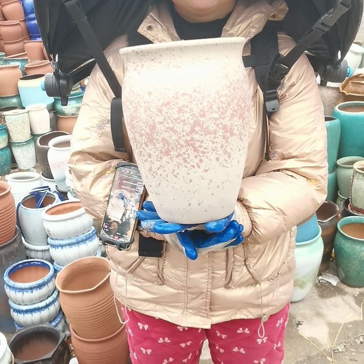 红陶口20高29瑕疵