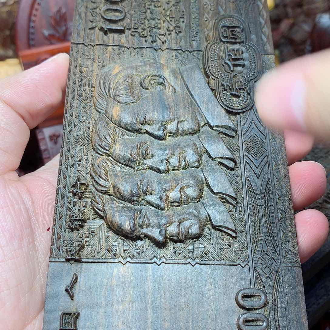 木老版绿其摆件48