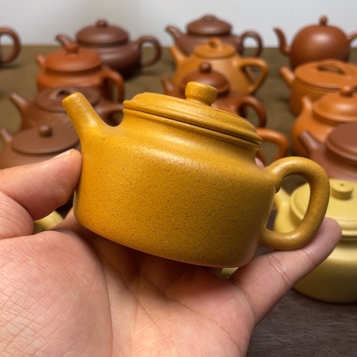 好***好紫砂茶壶半手得中