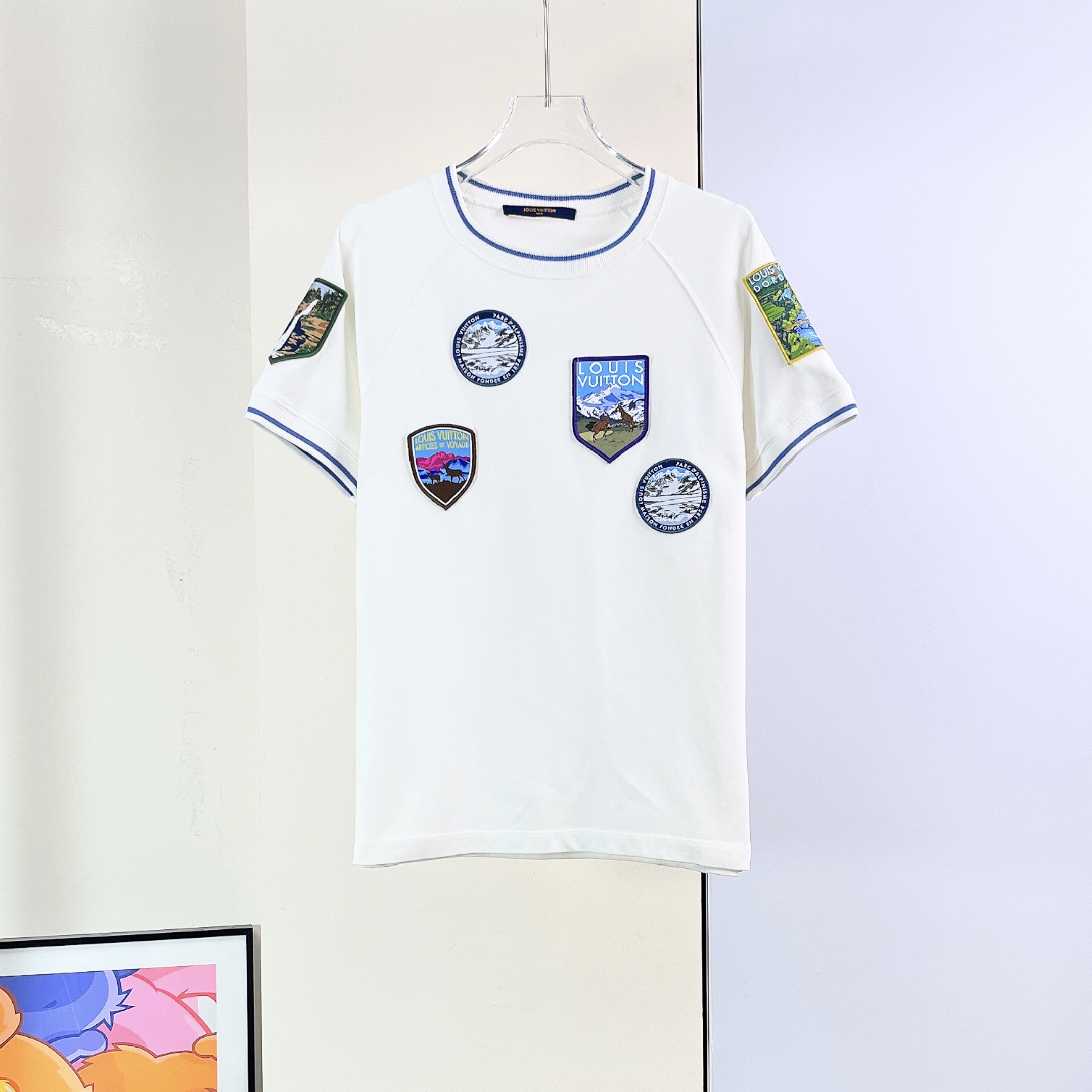 99新 LouisVuitton/路易威登 95新/ LV/ 短袖T恤/Xs码/Xspr4664 