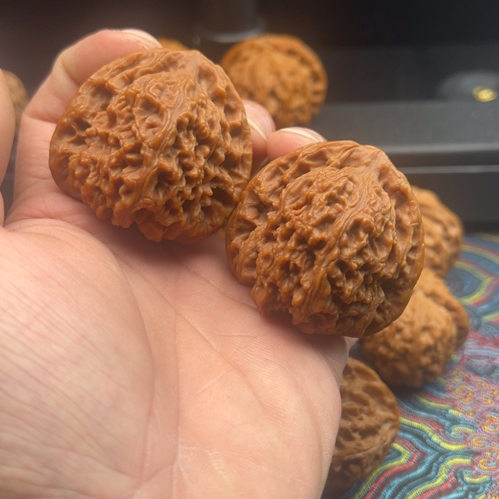 把件文玩核桃44 三角南疆，肚子差一尺