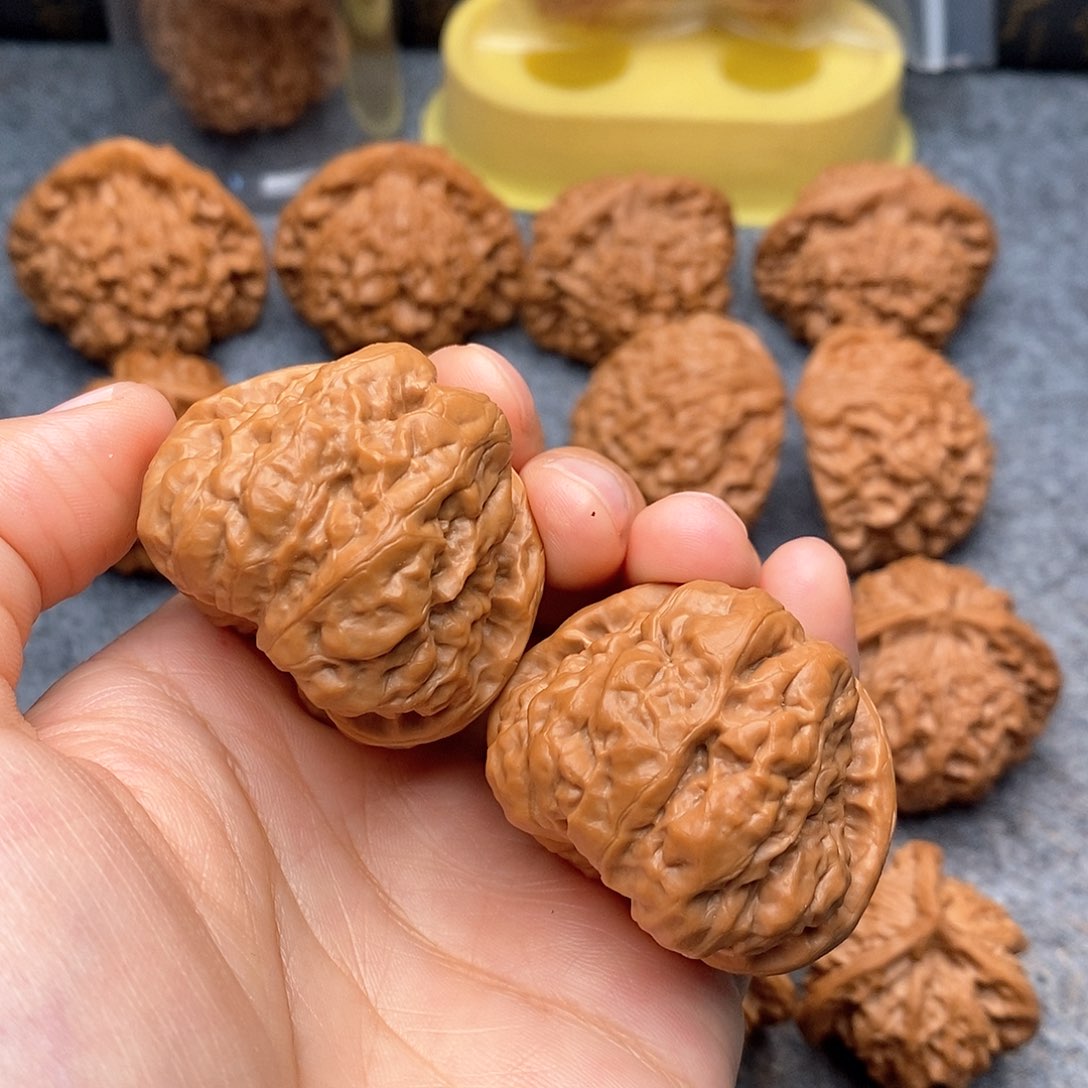 文玩核桃把件肌肉三角蛤蟆41尺