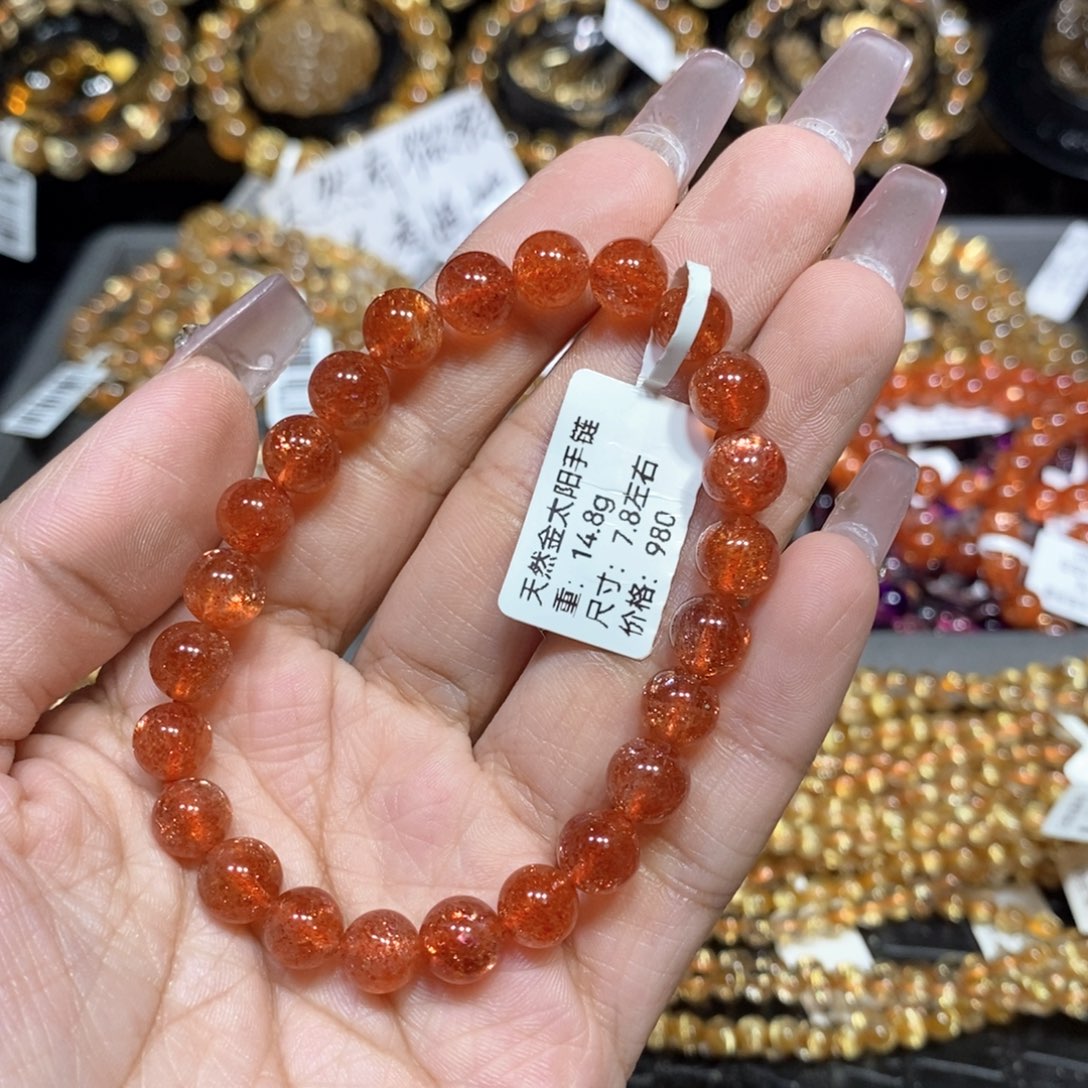 水晶手链未镶嵌桥**袋芊