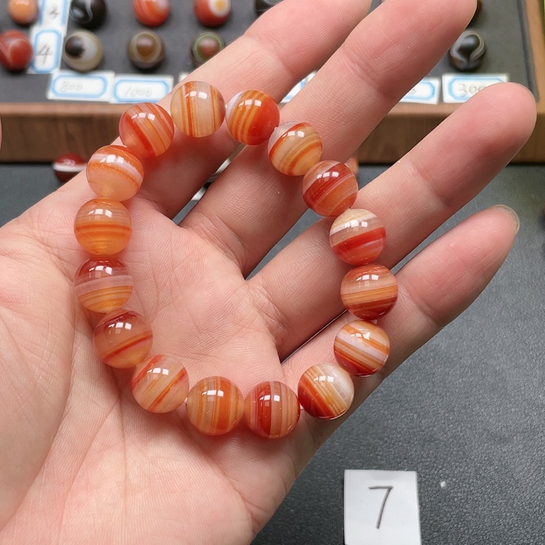 玛瑙/玉髓未镶嵌手链