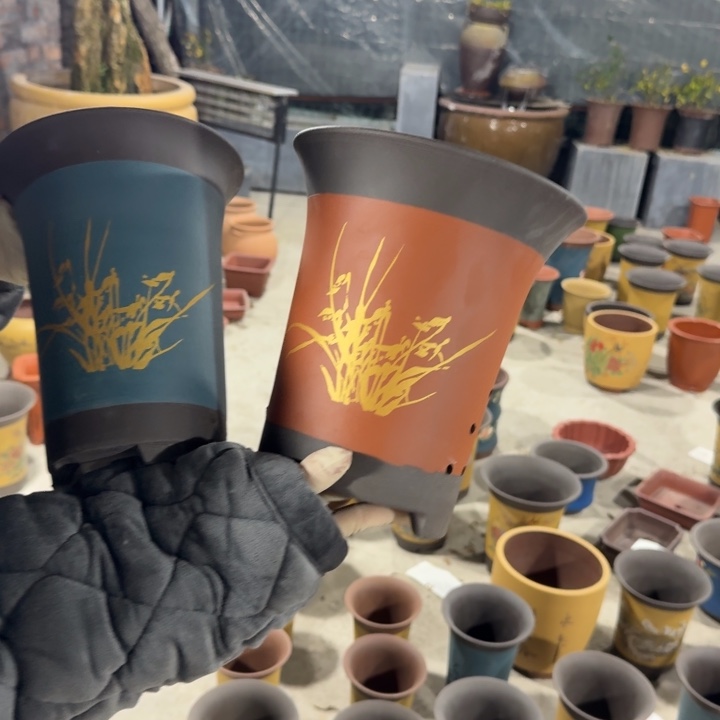 紫砂花盆紫砂花盆口径19/22