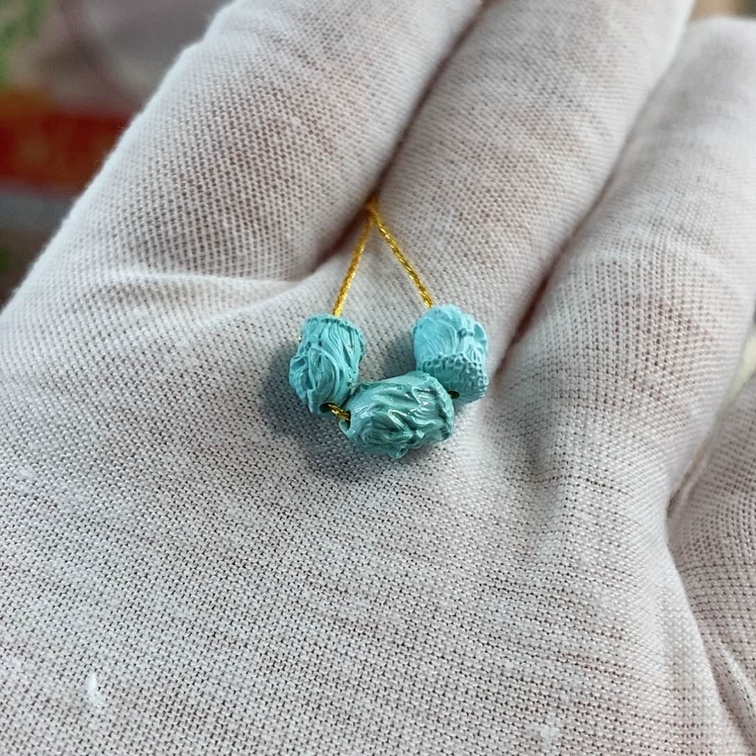 绿松石珠宝奇石未镶嵌