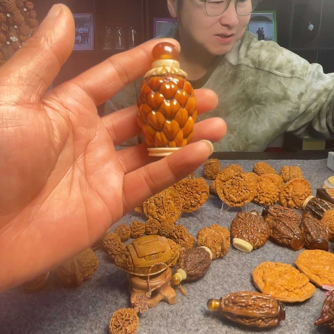 核桃手串/手链桃核雕刻