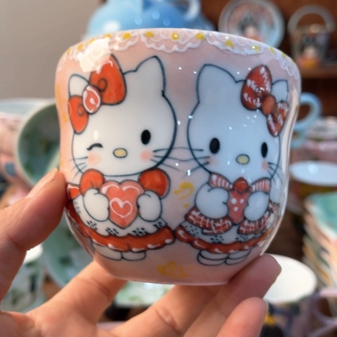 炉景德镇釉下手绘陶瓷 
