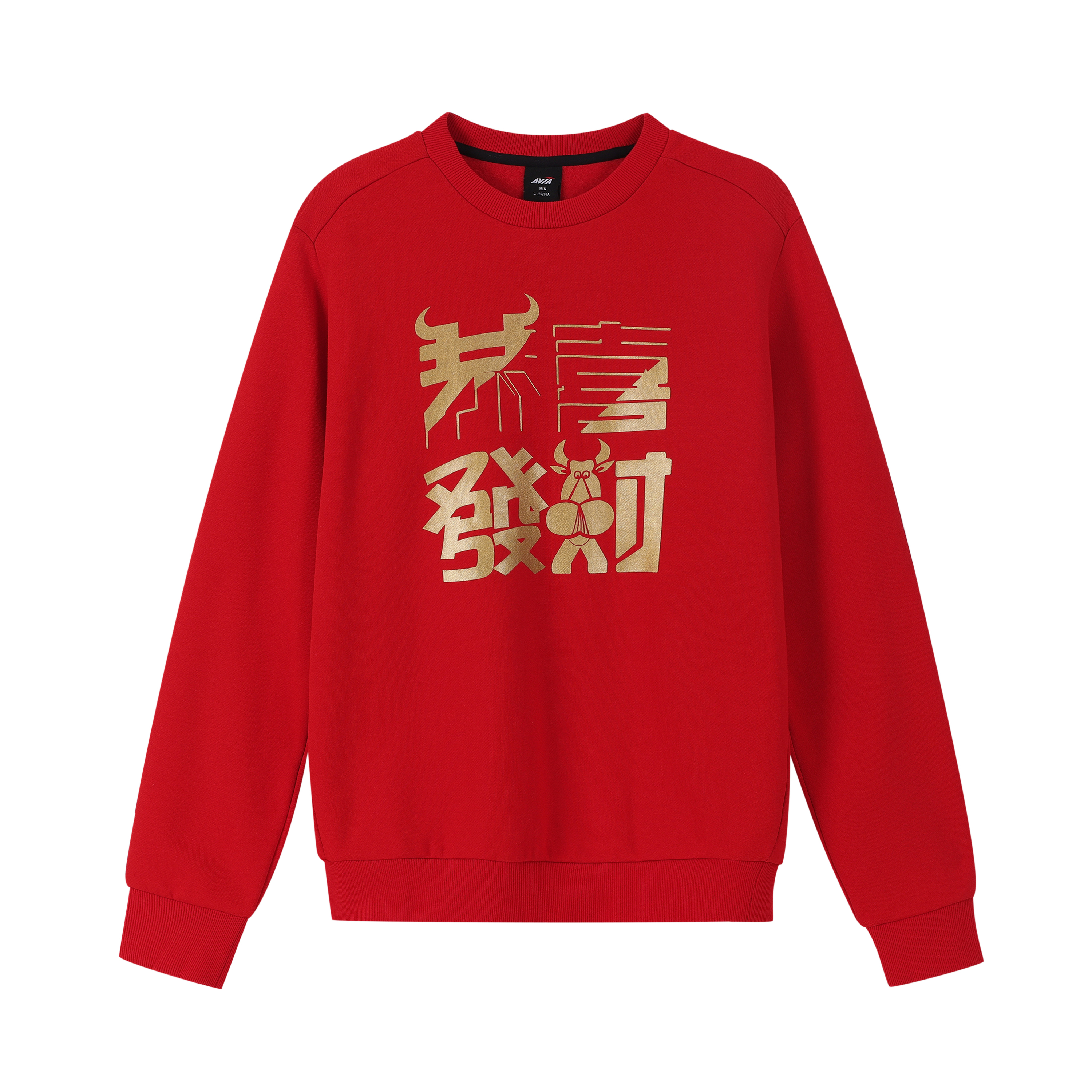 AVIA爱威亚复古运动卫衣百搭潮流时尚印花情侣上衣