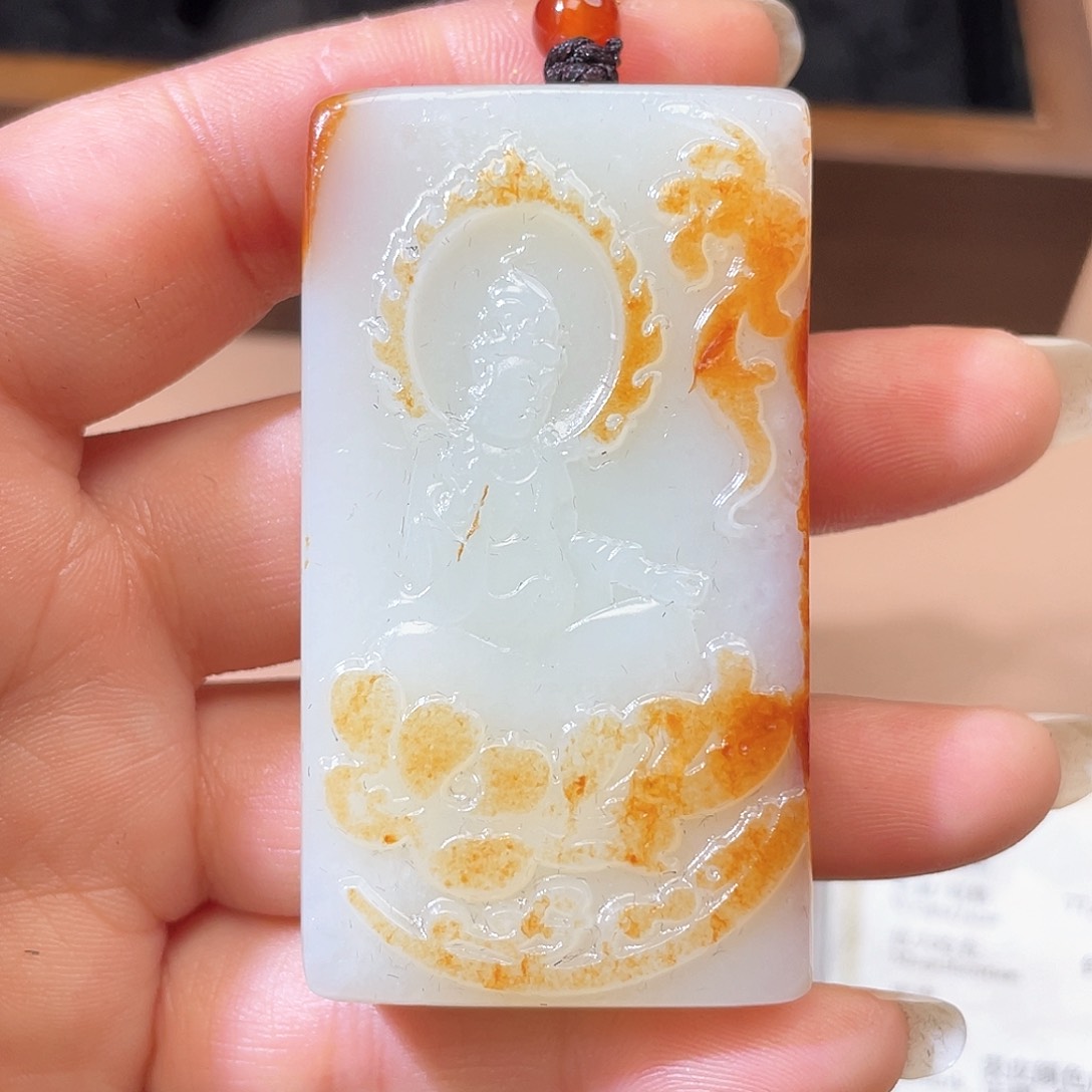 和田玉颈饰未镶嵌A7 