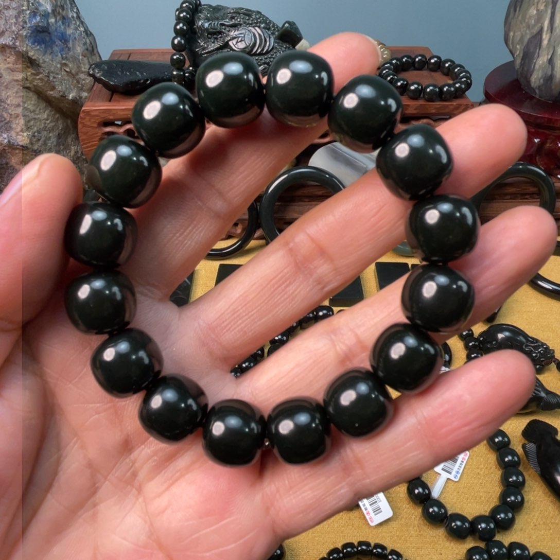 和田玉手链未镶嵌