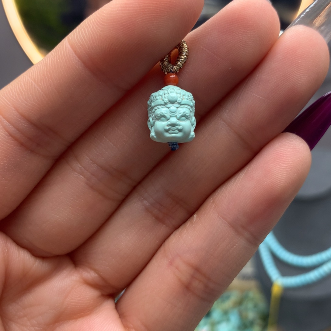 绿松石挂件未镶嵌