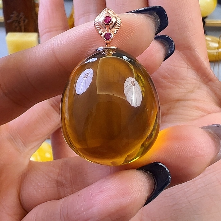 蜜蜡颈饰未镶嵌蜜蜡