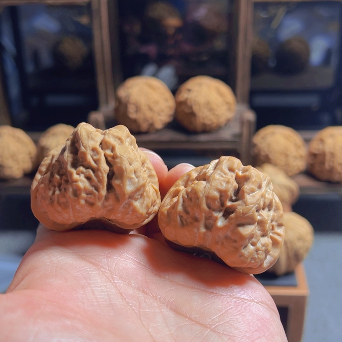 文玩核桃把件空*42蛤蟆