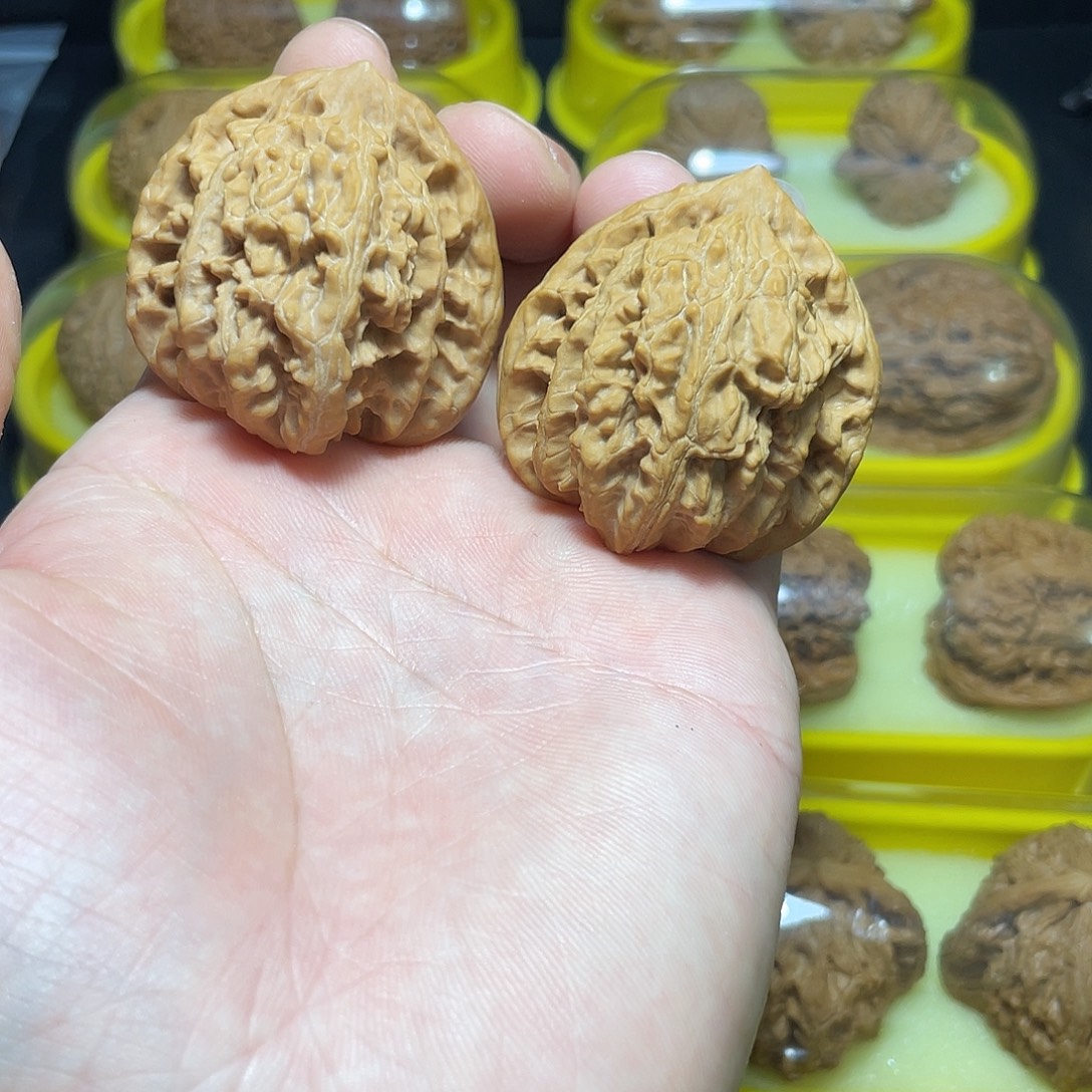 把件文玩核桃42尺盘龙虎头