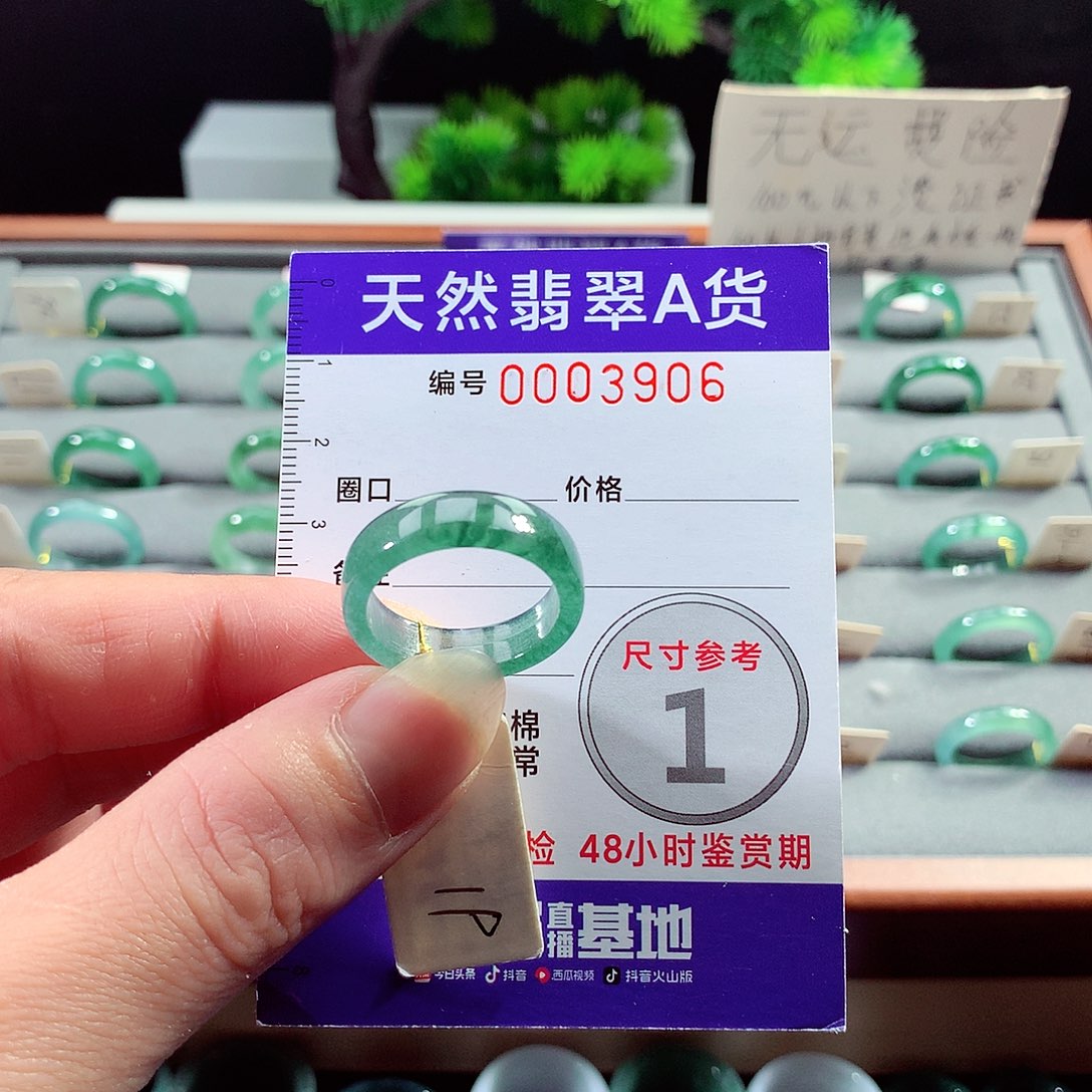 翡翠戒指未镶嵌有*飘19号