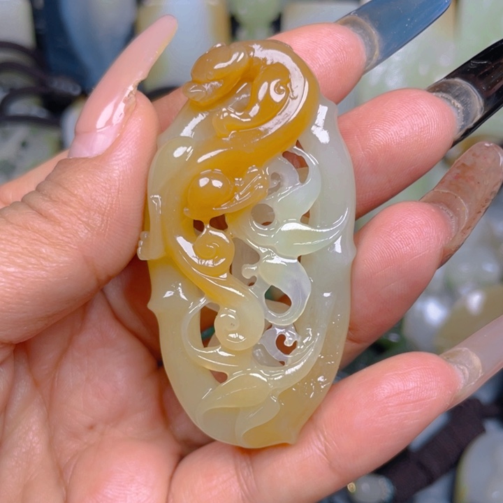 和田玉挂件未镶嵌