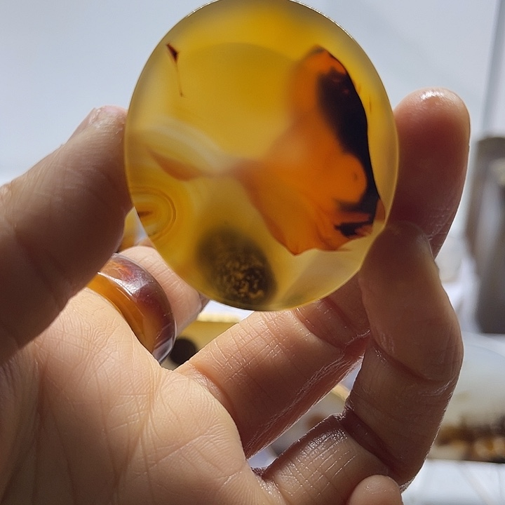 玛瑙/玉髓未镶嵌吊坠(不含链)