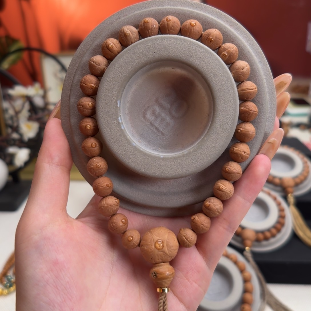 凤眼菩提手串歪*10mm铁籽手持27颗货头