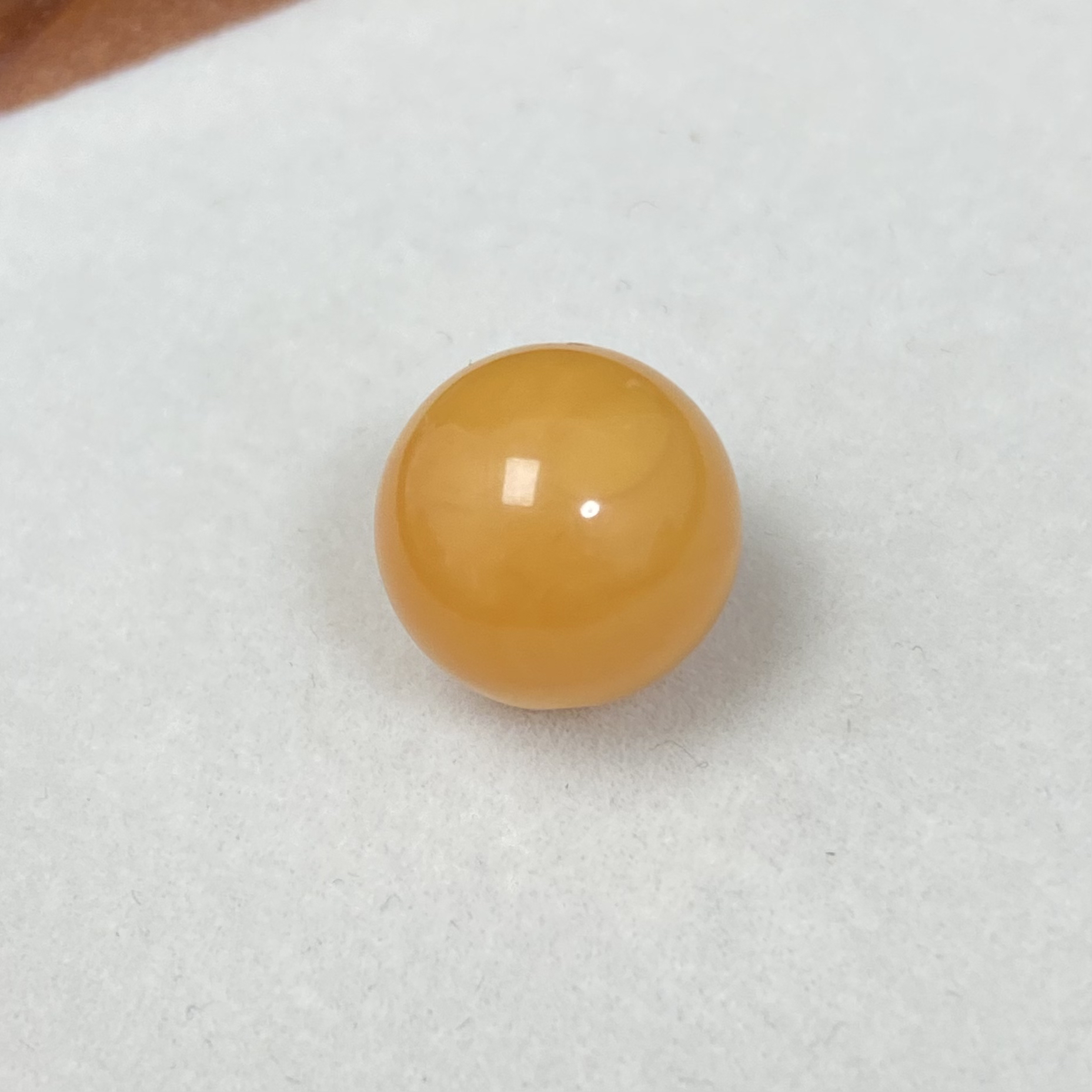 天然蜜蜡老蜜蜡单珠圆珠尺寸12.2mm文玩配珠配饰