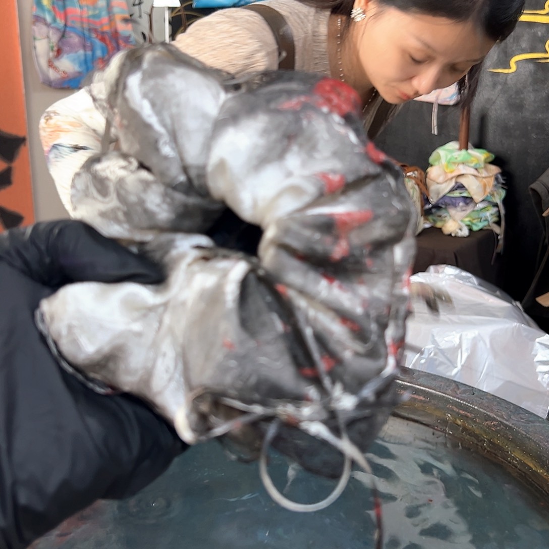 t***m672蕾丝发圈墨梅