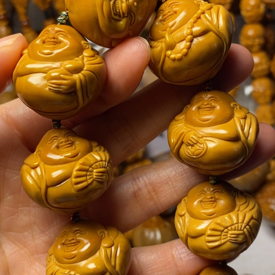 橄榄核手串/手链༺****灯泡大弥勒