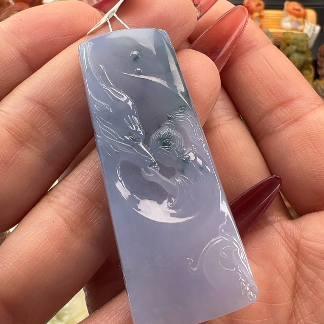 未镶嵌挂件翡翠天然缅甸