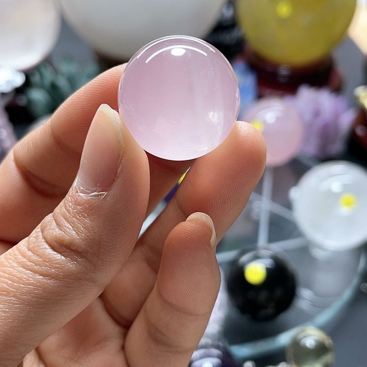 水晶粉水晶球卡24福利未镶嵌