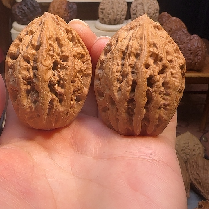 吊坠文玩核桃九龙筋3