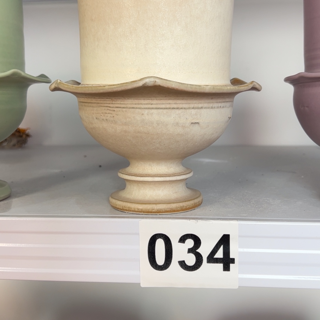 孜***孜景德镇手工花盆有孔593