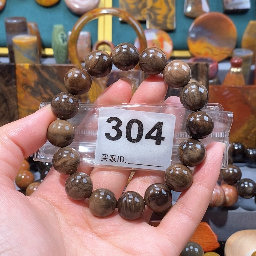 硅化玉天然北票硅化玉手串未镶嵌天然北票硅化玉手串